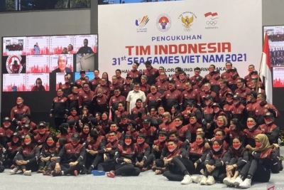 499 Atlet Indonesia Untuk SEA Games Vietnam Resmi Dikukuhkan