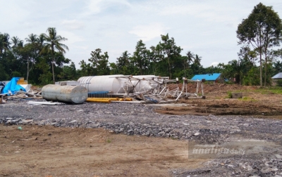 Batching Plant Berdiri di Pemukiman Warga Desa Suka Damai