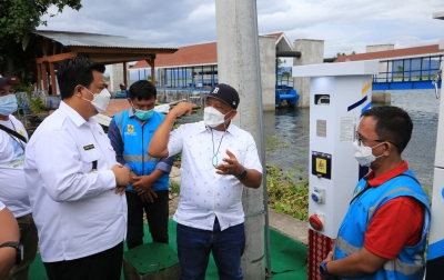 PLN Hadirkan Anjungan Listrik Mandiri ke-7 di Pelabuhan Simanindo