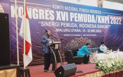 Ketua MK Jadi Narasumber Dialog Kebangsaan Kongres KNPI di Ternate