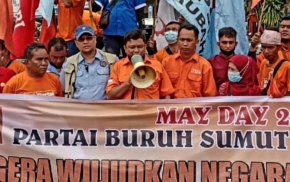 Partai Buruh dan Elemen Buruh Sumut Tolak Revisi UU PPP, Turun Aksi 15 Juni 2022