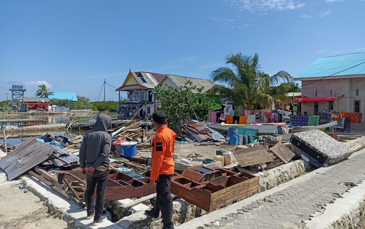 38 Rumah Warga Kabupaten Takalar Rusak Diterjang Angin Puting Beliung