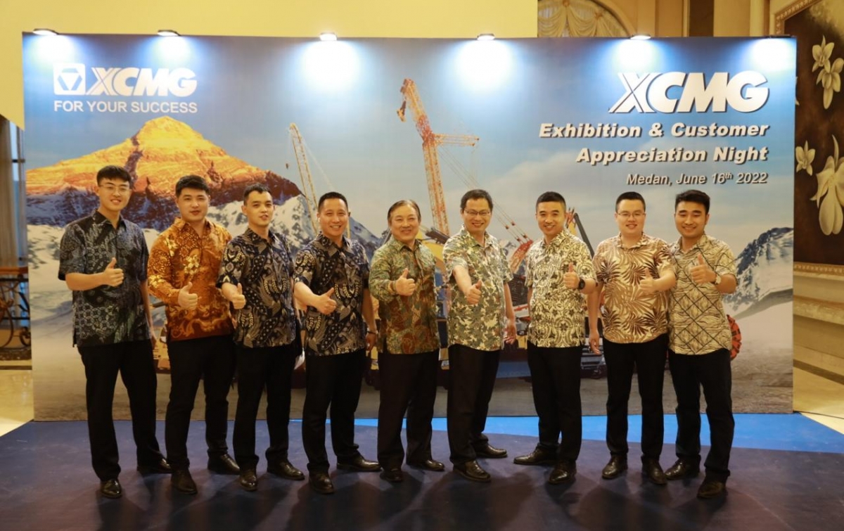 XCMG Gelar Pameran dan Malam Apresiasi di Medan