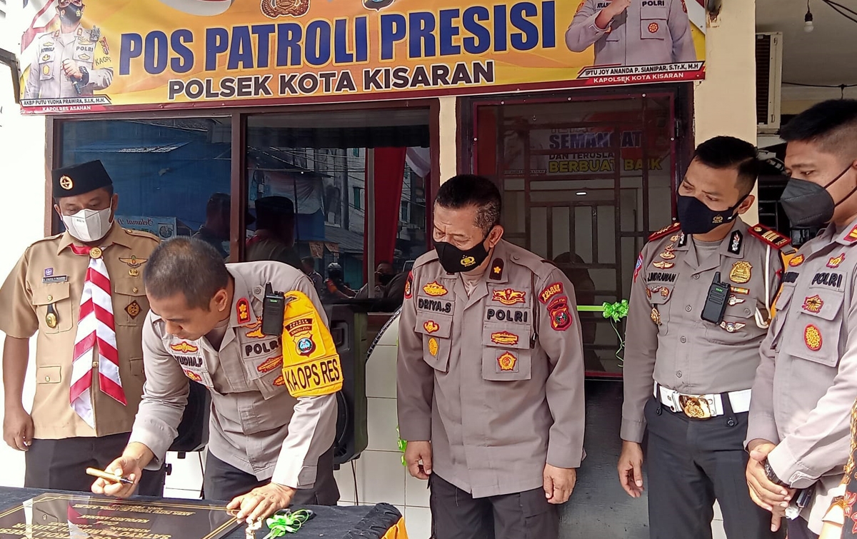 Putu Resmikan Pos Patroli Presisi Satryo Pambudi Luhur