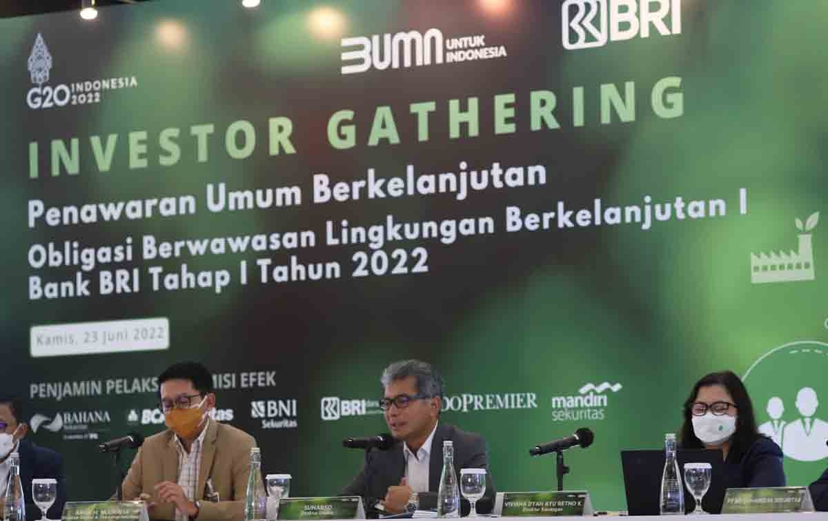 Terbitkan Green Bond Rp.5 Triliun, BRI Tegaskan Sebagai Market Leader ESG Company di Indonesia