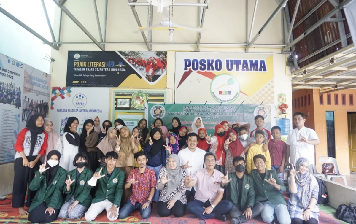 PKM FIB USU Adakan Pelatihan Dongeng Nusantara di Rupin Yafsi