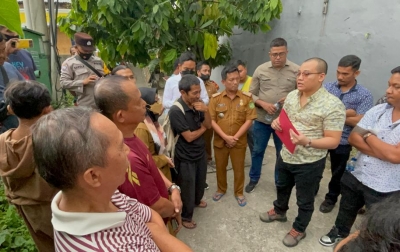 Warga Lingkungan IV Kelurahan Jati Tolak Akses Jalan ke Pemukiman Ditutup