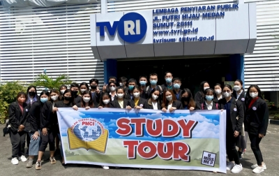 Mahasiswa STIE PMCI 'Study Tour' ke TVRI Sumut