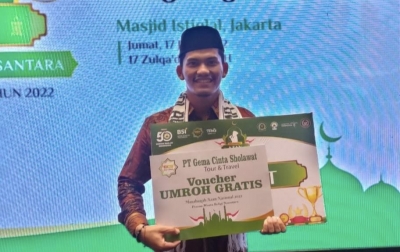 Putra Balakka Torop Juara Utama Azan Nasional Tahun 2022