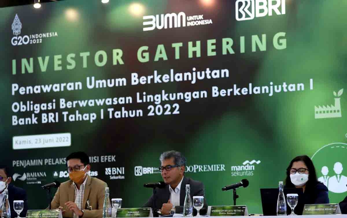 Oversubscribed 4,4 Kali, Green Bond BRI Laris Manis Diminati Investor