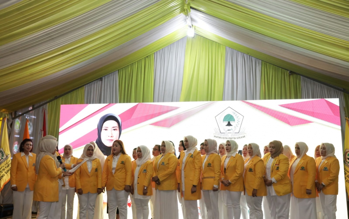 Lantik IIPG Kabupaten/Kota, Sri Ayu Mihari Siap Menangkan Golkar