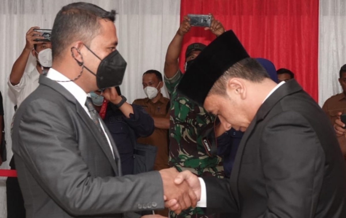Patuan Rahmat Hasibuan Resmi Jabat Sekda Paluta Definitif