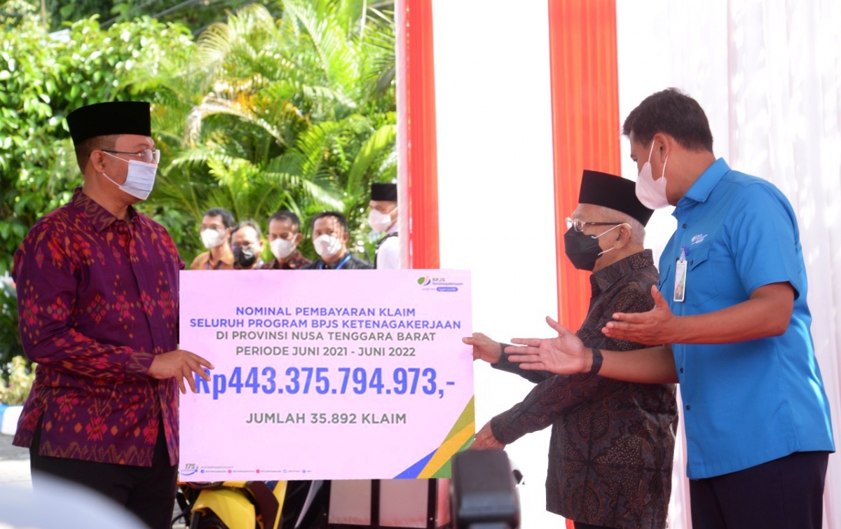 BPJS Ketenagakerjaan Bayar Rp 443 Miliar Manfaat Program Selama Setahun di NTB
