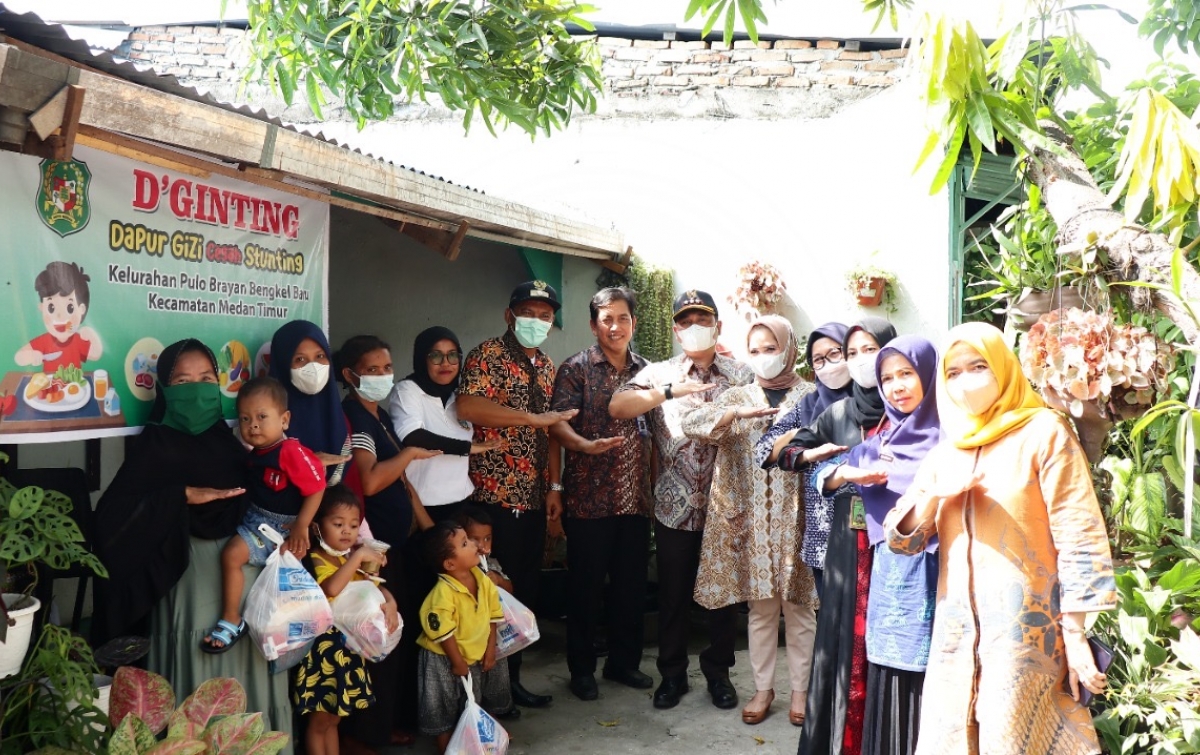 Upaya Kecamatan Medan Timur Atasi Prevalensi Stunting Lewat D' GINTING