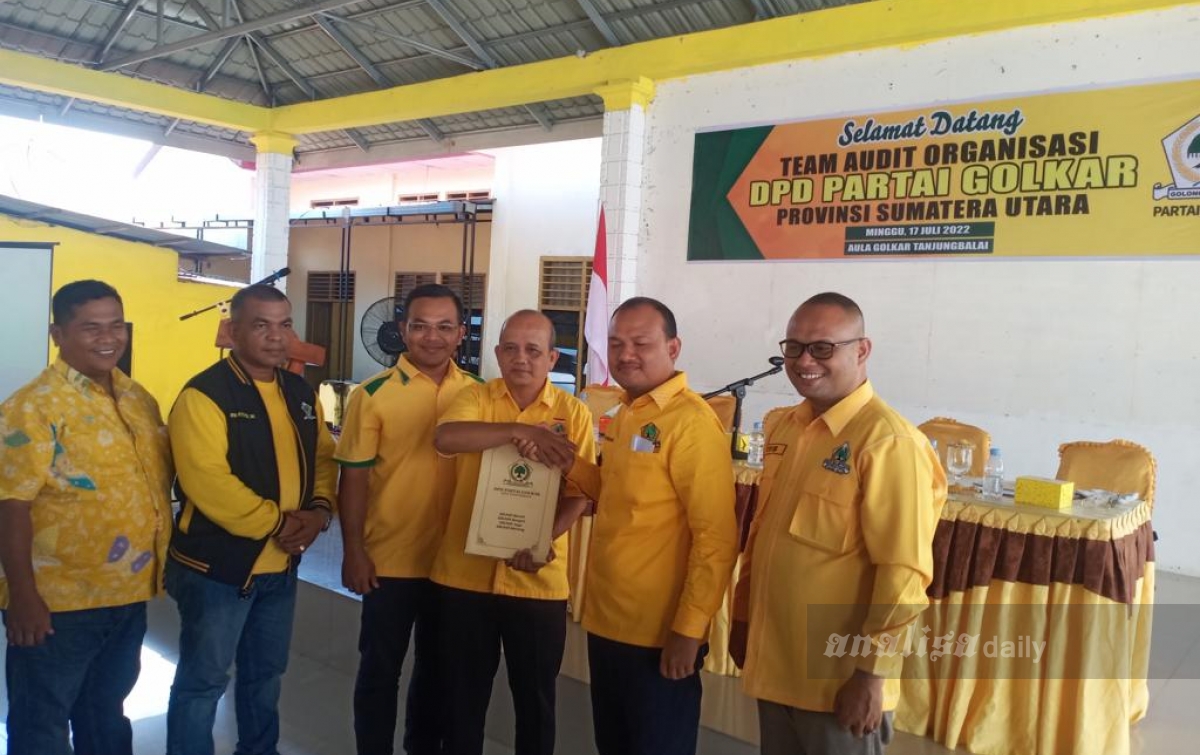 Administrasi Golkar Tanjungbalai Sangat Baik
