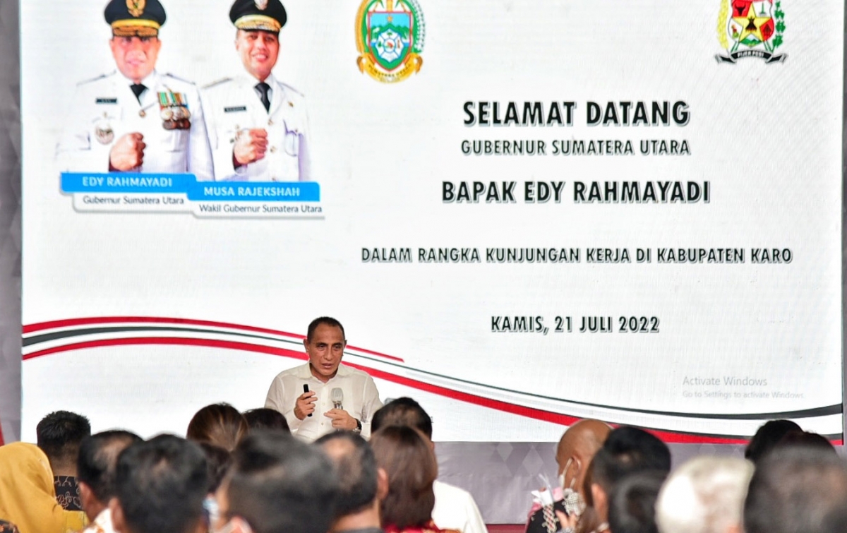 Rp 114,8 Miliar untuk Perbaikan Jalan Penunjang Pertanian dan Pariwisata Karo