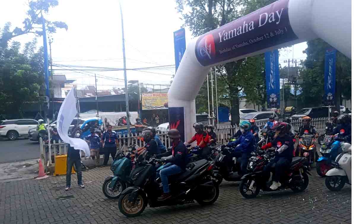 Alfa Scorpii Gelar City Touring Memperingati Hari Jadi Yamaha