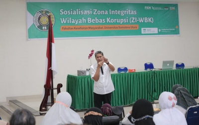 FISIP dan FKM USU Berkomitmen Terapkan Zona Integritas Wilayah Bebas Korupsi