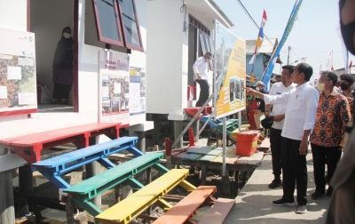 Bedah Rumah dalam Rangka Harganas Terapkan Teknologi Sistem Panel Instan