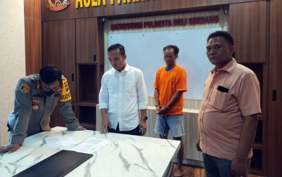 Pencurian HP Anak, Seorang Ayah di Lubukpakam Ditangkap