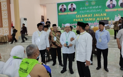 Kloter 1 Jemaah Haji Embarkasi Medan Tiba 23 Juli 2022