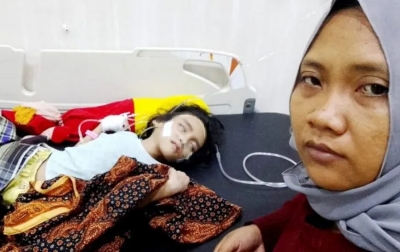 Penderita Gizi Buruk Dibawa ke RSUD Pirngadi Medan