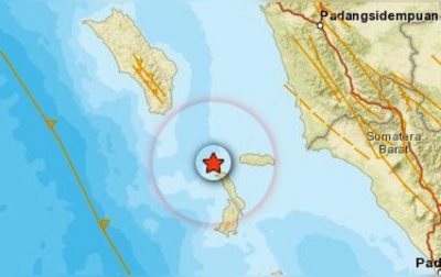 Nias Selatan Diguncang Gempa Magnitudo 5,1 Pagi Buta