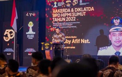 Bobby Nasution Ingin HIPMI Sumut Bantu Kebangkitan Ekonomi Daerah