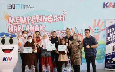 KAI Divre II Sumbar Gelar Lomba Menulis dan Mewarnai Tingkat SD dan TK