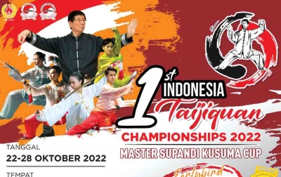 1st Indonesia Taijiquan Championships 2022, WI Sumut Gelar Master Supandi Kusuma Cup