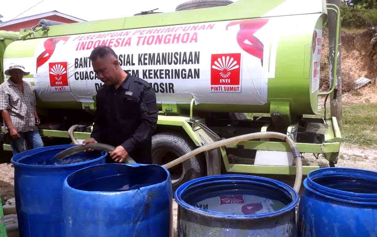 Kemarau panjang di Samosir, PINTI Berikan Bantuan Air Bersih Pada Masyarakat
