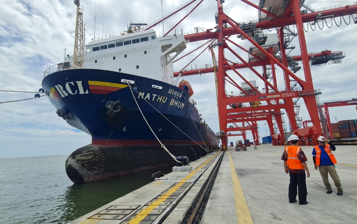 96 Hari Tertahan, Barang Ekspor di Kapal Feeder MV Mathu Bhum Segera Berlayar