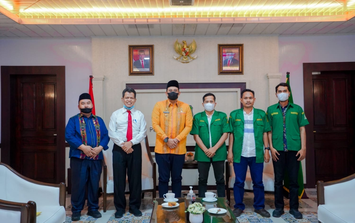 Peran Pemuda Penting Bangun Medan, Bobby Nasution Ajak GP Ansor Berkolaborasi