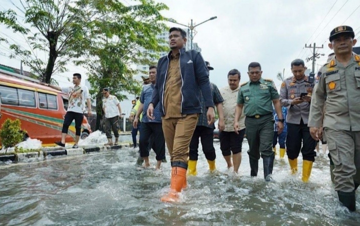 Bobby Nasution Perintahkan Jajaran Pemko Medan Gerak Cepat Atasi Banjir