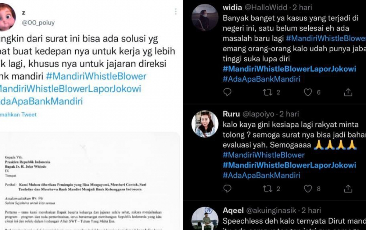 Hastag #AdaApaBankMandiri Suarakan Keluhan Pegawai Terhadap Dirut Bank Mandiri