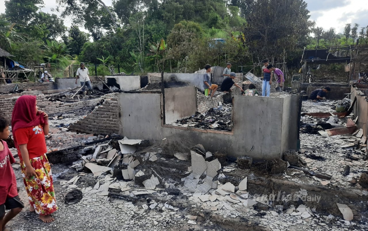 33 Rumah di Kampung Matfa Terbakar, Kerugian Diperkirakan Rp 900 Juta