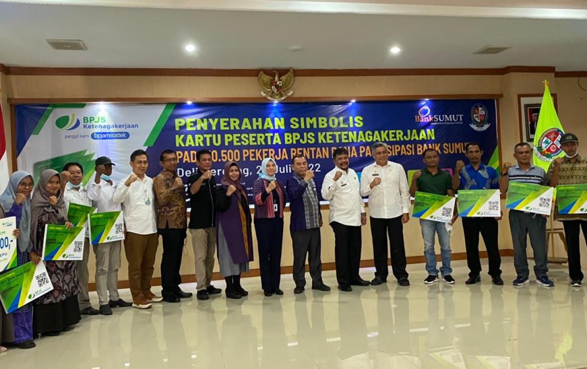 BPJamsostek Tanjungmorawa Sosialisasi Manfaat ke Pekerja Rentan di Deliserdang