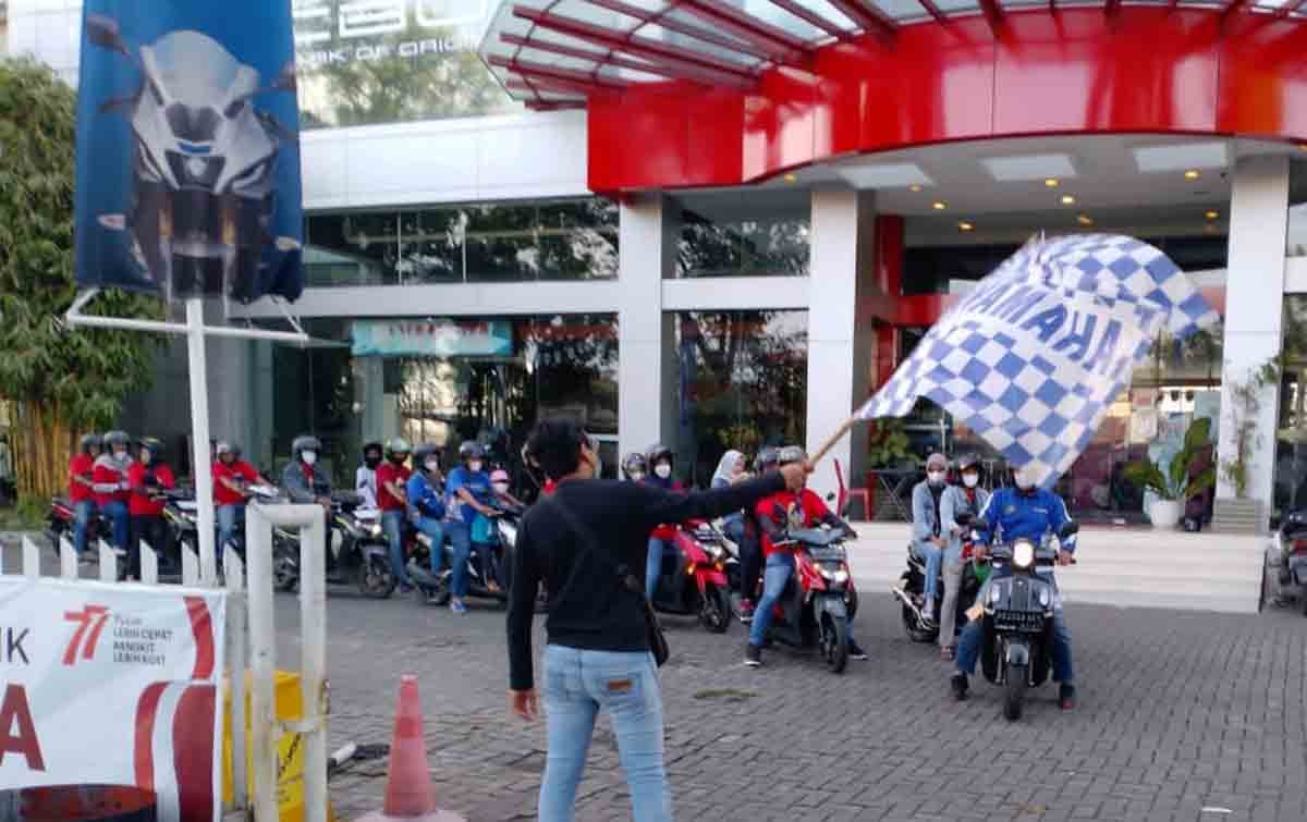 Alfa Scorpii Gelar Touring Gen 125 ke Taman Dirgantara