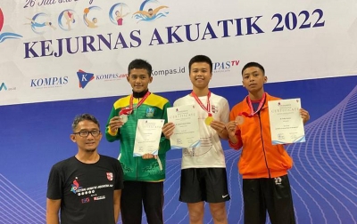 Kejuaraan Akuatik Indonesia, PRSI Sumut Raih 1 Emas