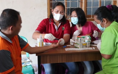 Narapidana Ikuti Pemeriksaan HIV/AIDS dan TB Paru