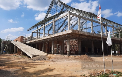Progres Pembangunan Kantor Bupati Palas Sudah 34,8 Persen
