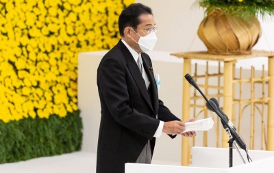 PM Jepang Berjanji untuk Tidak Pernah Mengobarkan Perang