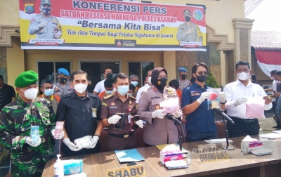 Polres Asahan Sita 9.031 Butir Ekstasi dan Tangkap 3 Orang Pelaku