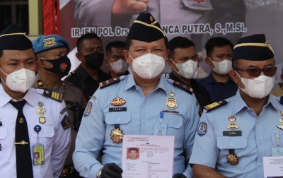 Kakanimsus Medan Hadiri Konferensi Pers Pengungkapan Tindak Pidana Pengiriman PMI Ilegal Tujuan Kamboja