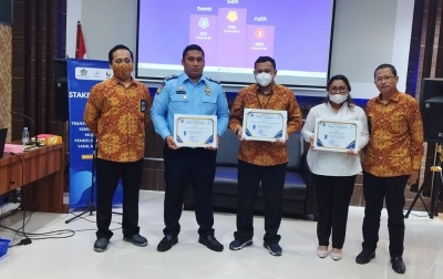 Rutan Tarutung Terima 4 Penghargaan dari KPPN Balige