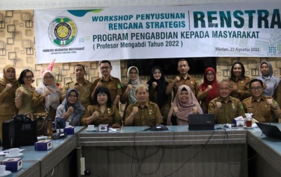 Profesor USU Mengabdi: Penyusunan Renstra Dinas Kesehatan Kota Medan