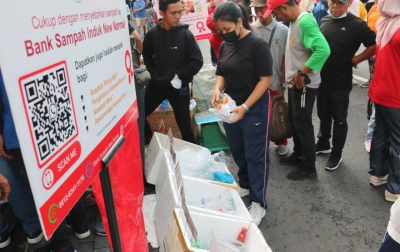 Dinas Lingkungan Hidup Medan Buka Stand Bank Sampah di Ajang Car Free Day