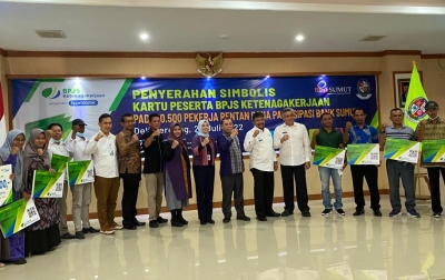 BPJamsostek Tanjungmorawa Sosialisasi Manfaat ke Pekerja Rentan di Deliserdang