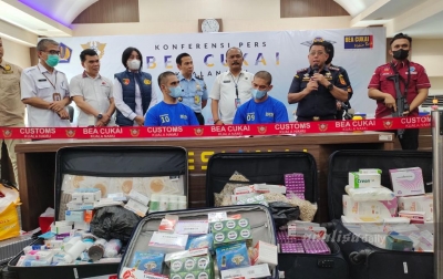 Bawa Narkoba, 2 Warga Malaysia Ditangkap di Bandara Kualanamu