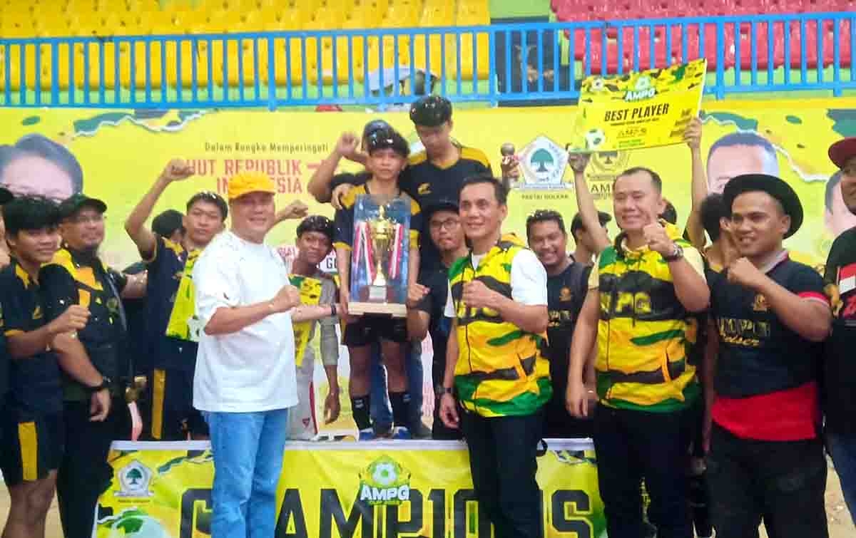 Piala Ketua Partai Golkar Sumut, Tim Futsal AMPG Deli Serdang Juara